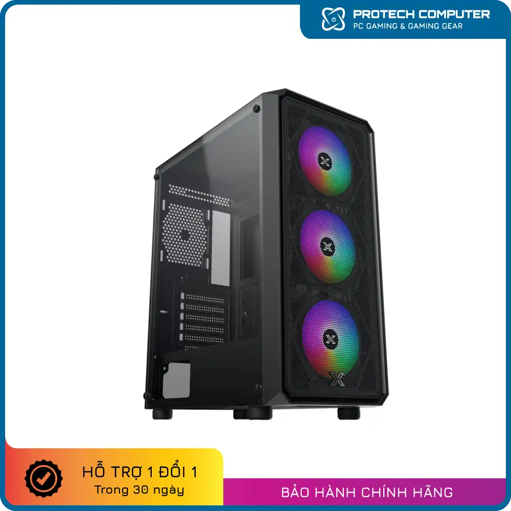 Vỏ case XIGMATEK DUO X 3F (eATX/Màu đen/3fan)